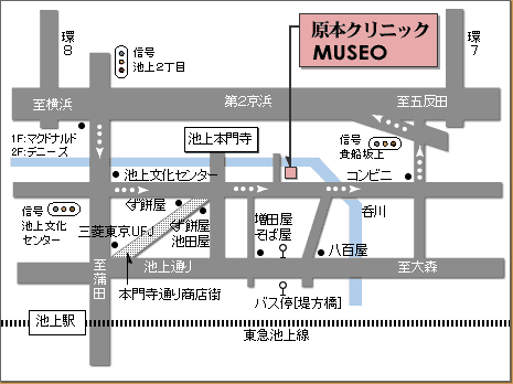 原本 クリニック　地図